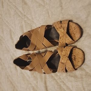 Vaneli Cork style Wedges